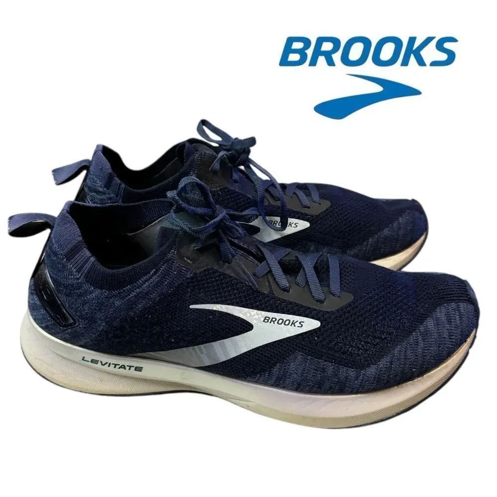 Brooks Levitate 4 Blue Running Lace Up 1103451D439 Men's Sneakers 10.5